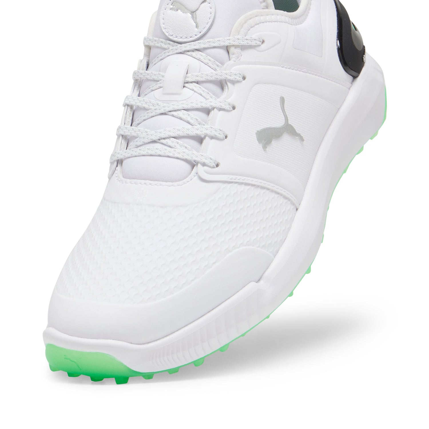 Puma White / Fluro Green