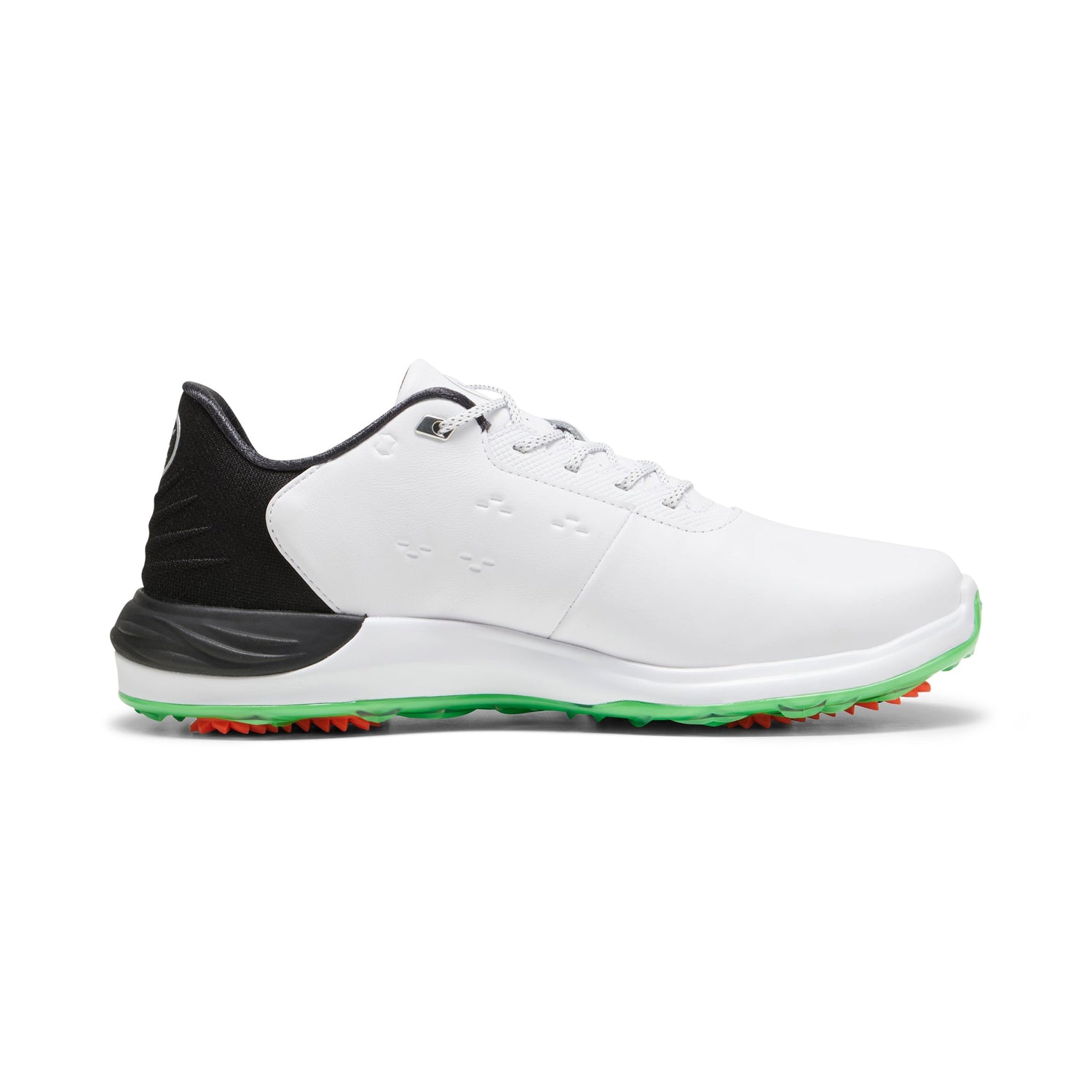 Puma White / Puma Black / Fluro Green Pes