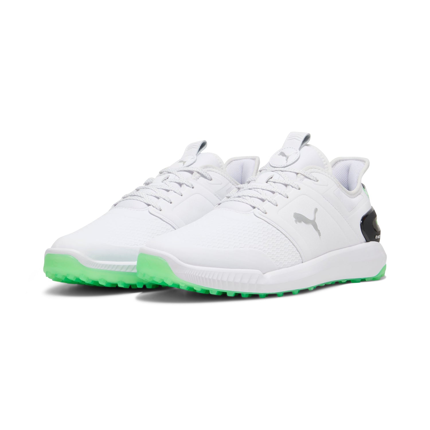 Puma White / Fluro Green